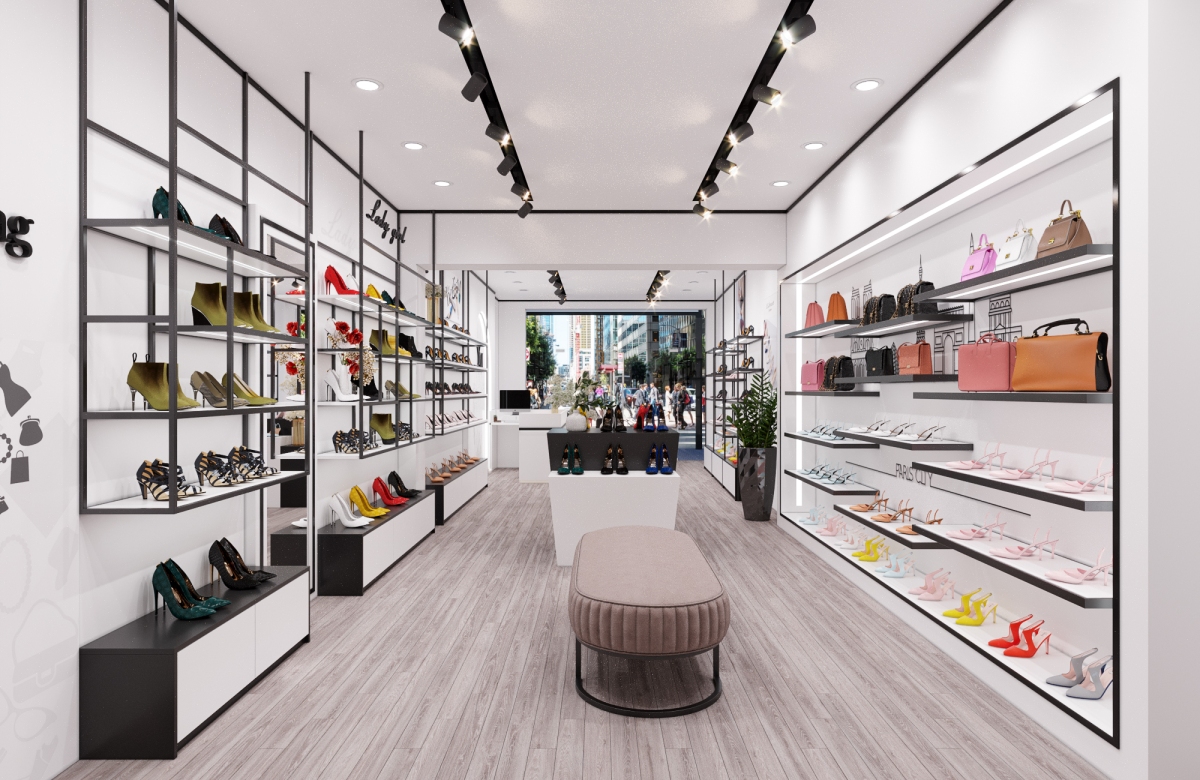 Gợi ý 9+ mẫu thiết kế shop giày dép túi xách độc đáo – ấn tượng
